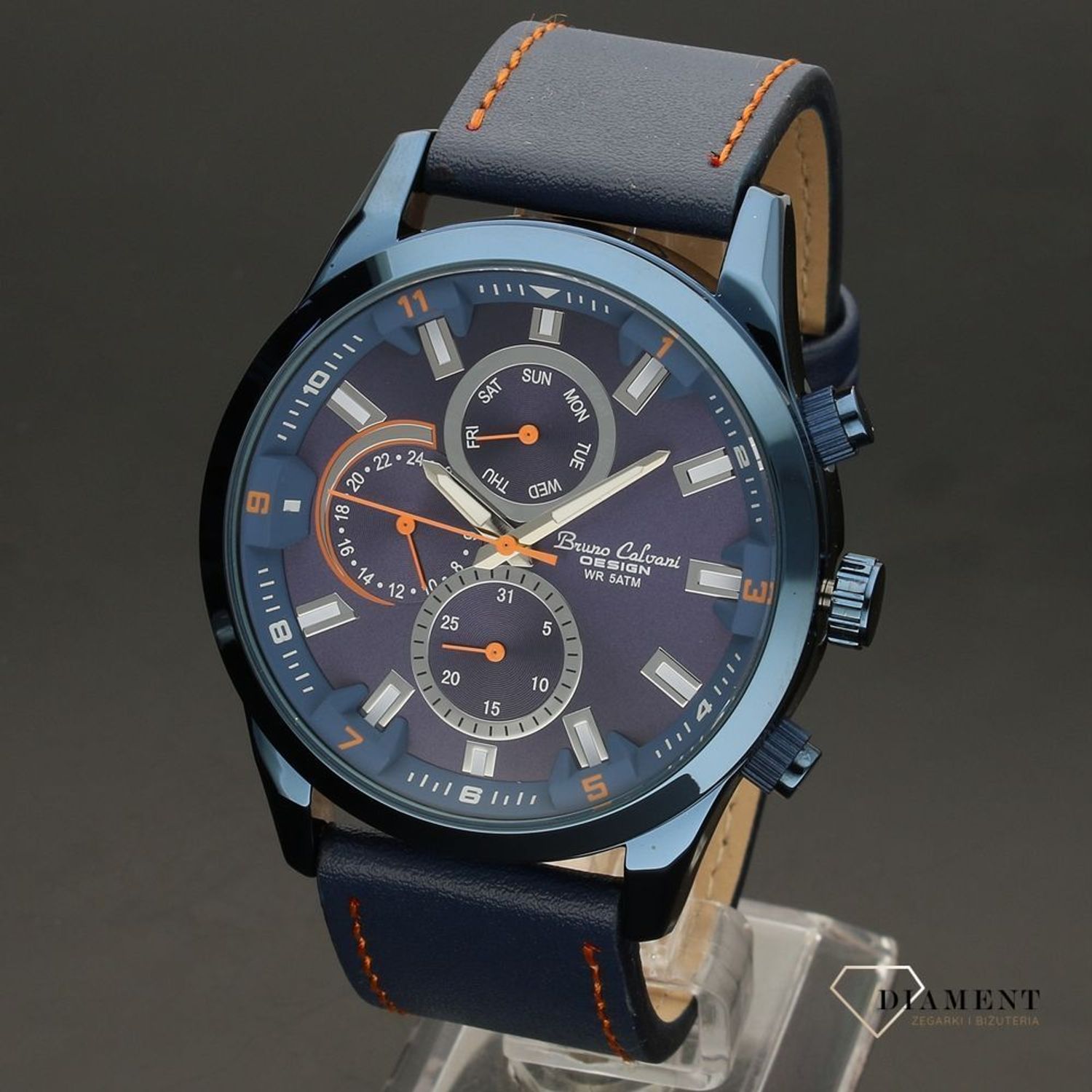 Zegarek męski Bruno Calvani BC992 pasek blue (1).jpg